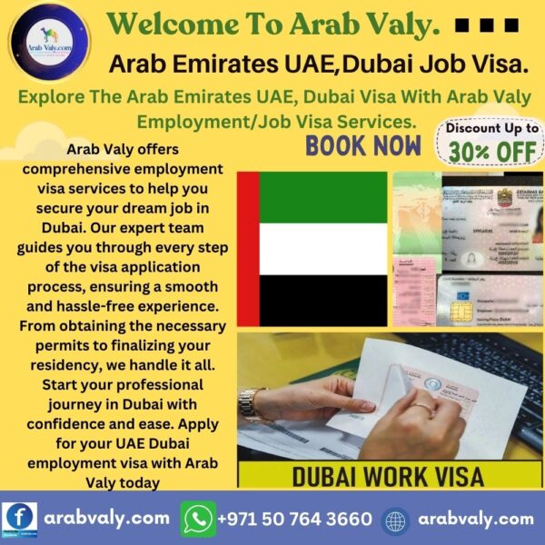 UAE Dubai Job Visa.