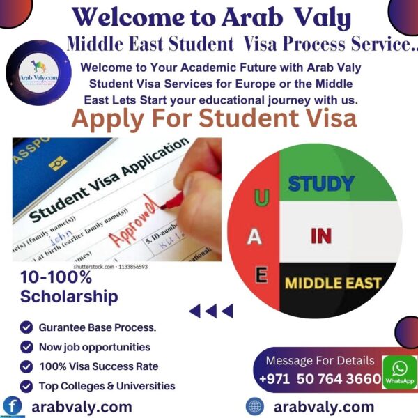 Middle East Student Visa Process.