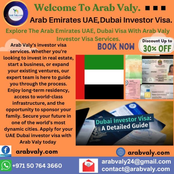 UAE Dubai Investor Visa.