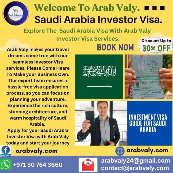 Saudi Arabia Investor Visa.