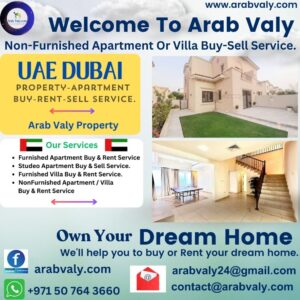 Non Furnished Apartment Or Villa Buy-Sell Service