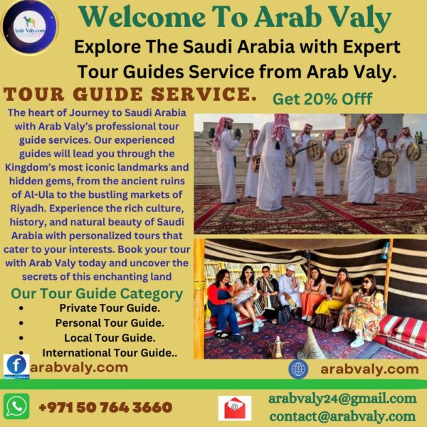 Saudi Arabia Tour Guide Service.